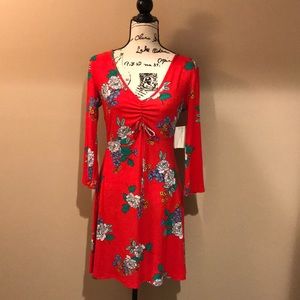 Ladies Soft Floral Print Dress.